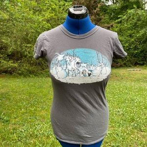 Disney Frozen Olaf Calvin & Hobbes Tee fury tshirt